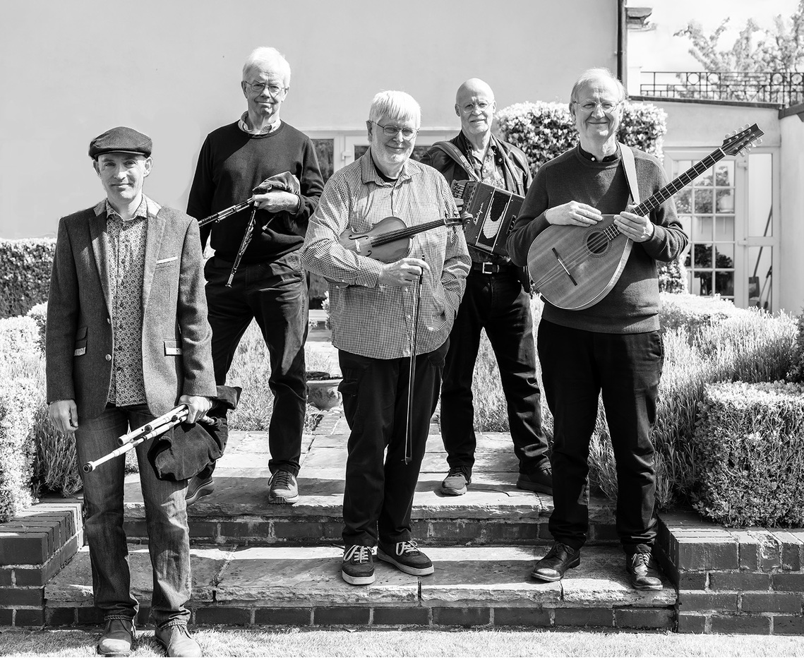 Camus: black and white image of the band